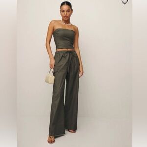 Reformation Two piece Stella Set Size 8 Brand new with tags. Organic cotton